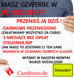 Zalozenie gewerbe w Niemczech