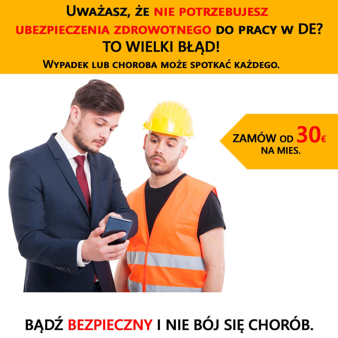 Gewerbe a ubezpieczenieFirma w Polsce praca w Niemczech gdzie podatek